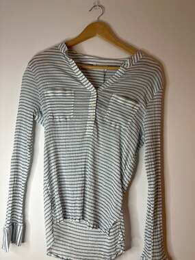 Carve Design Button up Blouse